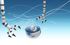 科技機械行業Banner背景圖 自動化科技視覺呈現新趨勢